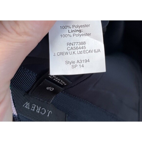 J Crew No. 2 Pencil Skirt green pattern Geometric Petite 0 188​ - Picture 3 of 7